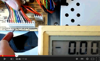 CLICK to watch repair video on a Vizio LCD TV power supply problem