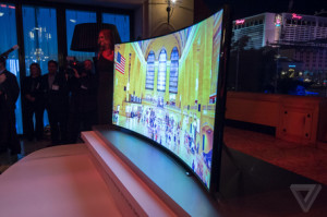Samsung's 105 in. curved TV (Image credit: TheVerge.com)