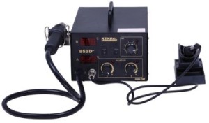 2 IN 1 SMD HOT AIR REWORK SOLDERING IRON STATION with 2 iron handles 