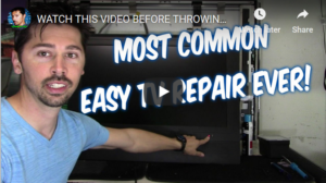 [VIDEO] Fixing a Digital Lifestyles Flat Screen LCD TV Problem: Not Turning On